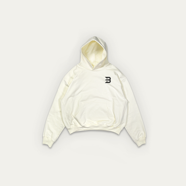 SMILEYGRAM HOODIE - CREAM